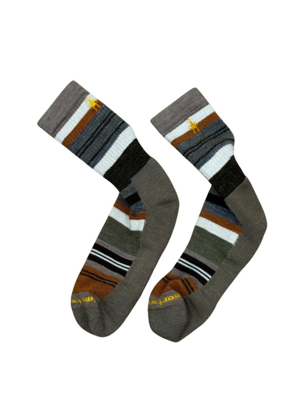 Smartwool Striped Crew Socks Size Large 9-11
